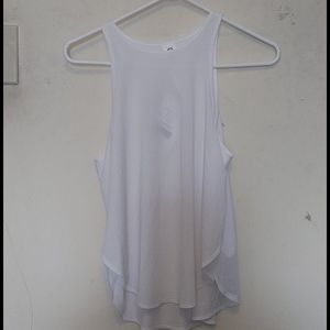 White Fabletics tank, NWT, small